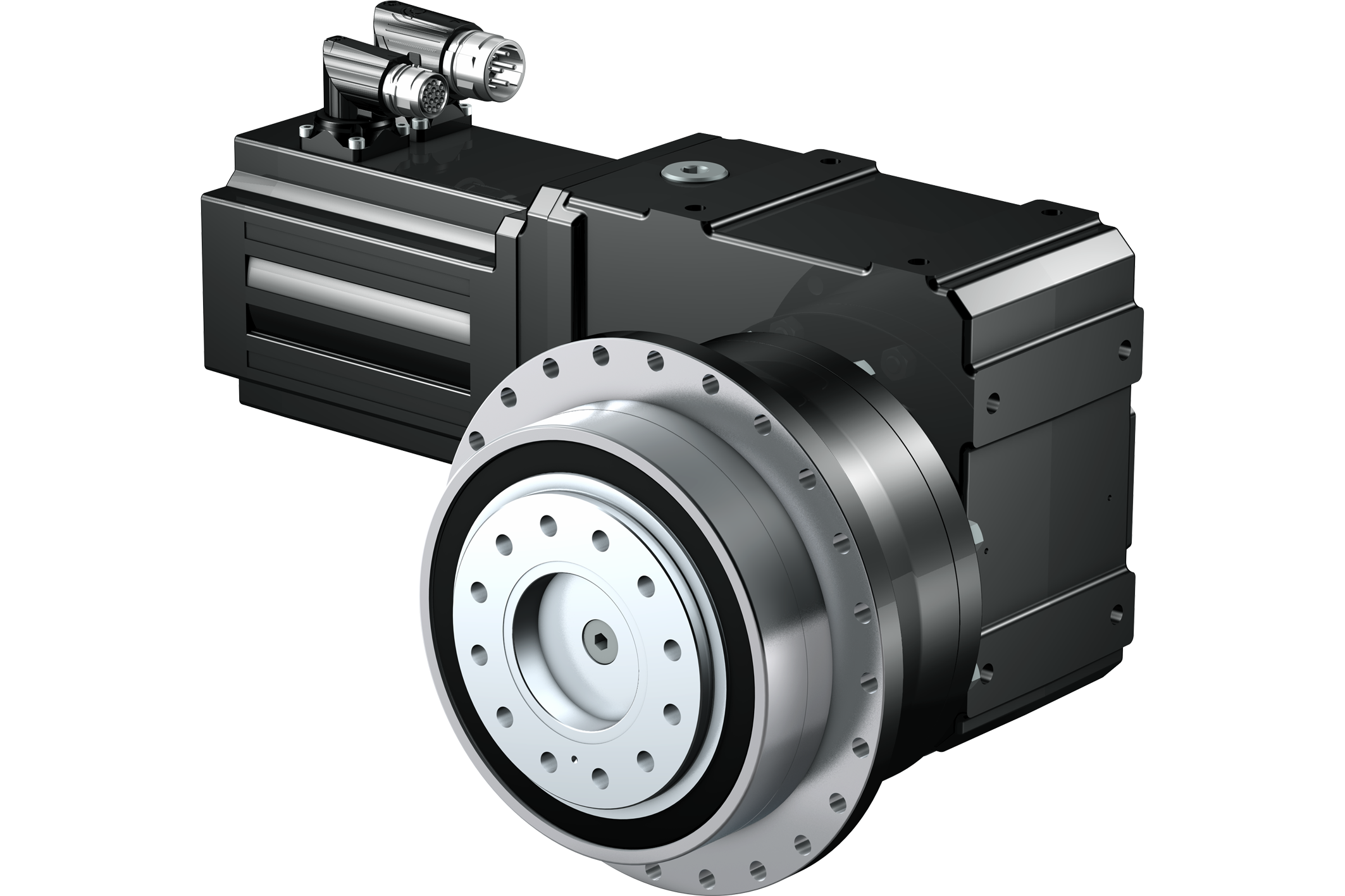 right angle servo geared motor